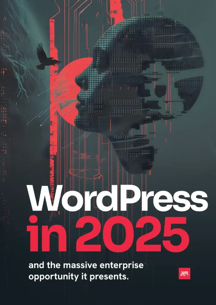 An enterprise wordpress PDF cover.